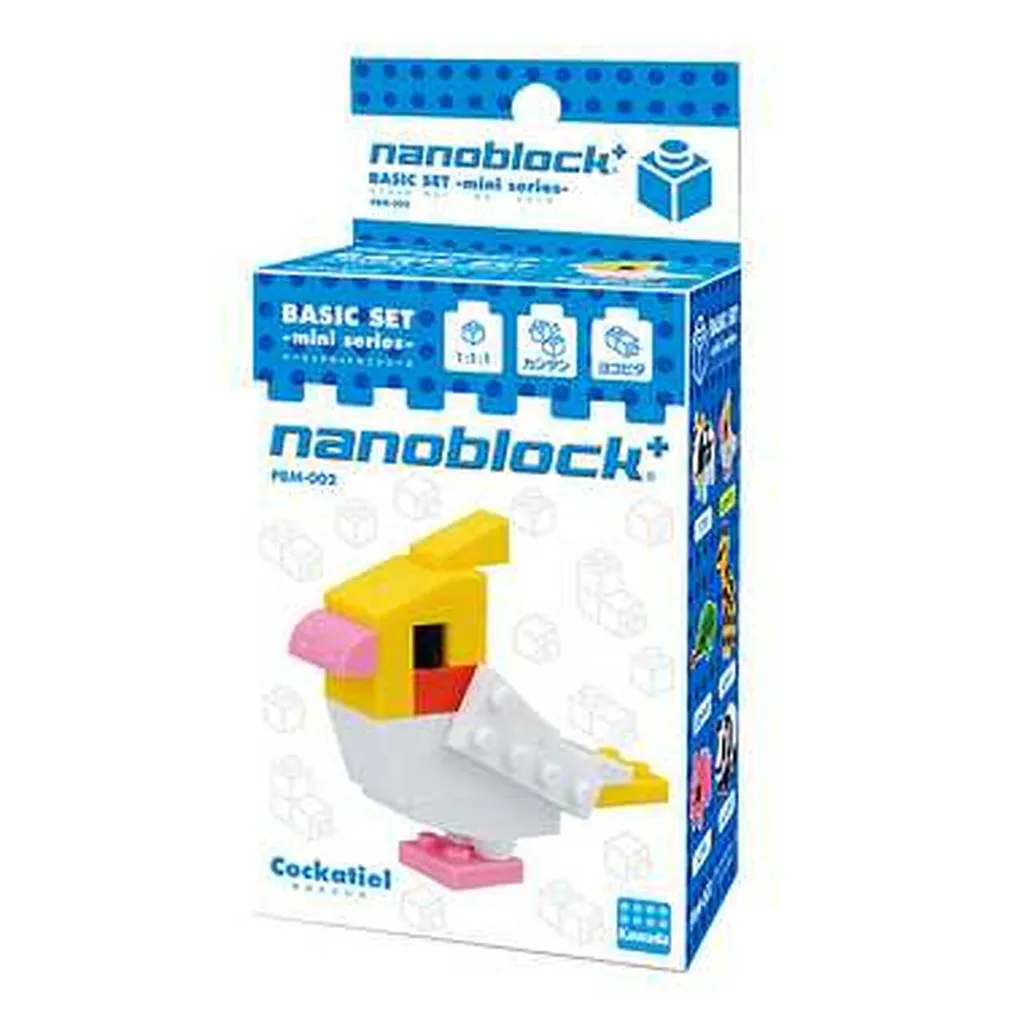 Kawada PBM-002 nanoblock plus Cockatiel — view 1
