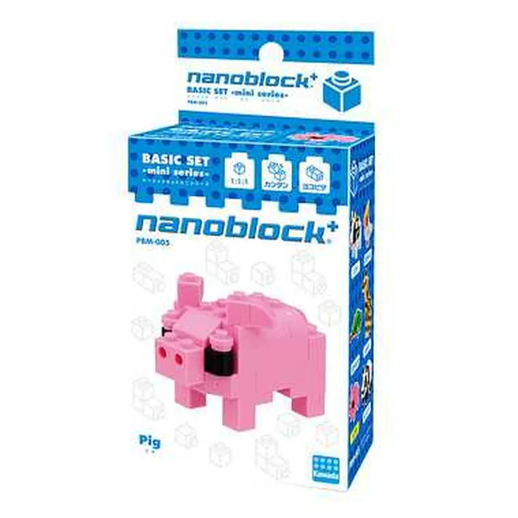 Kawada PBM-005 nanoblock plus Pig — view 1