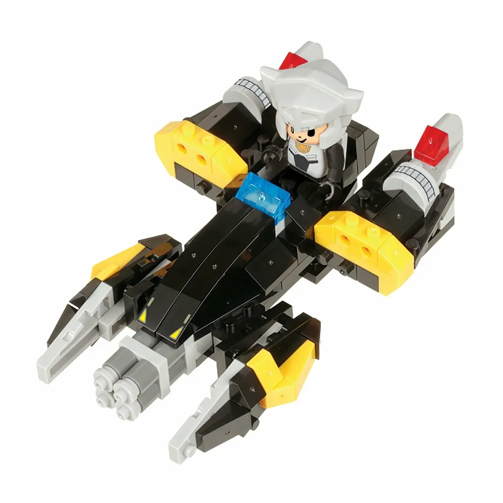Kawada PBR-009 nanoblock Block Riders Ravage Spy Plane w/Gray — view 1