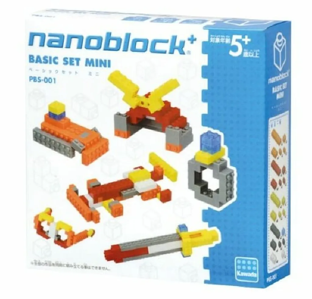Kawada PBS-001 nanoblock plus BASIC SET MINI — view 1