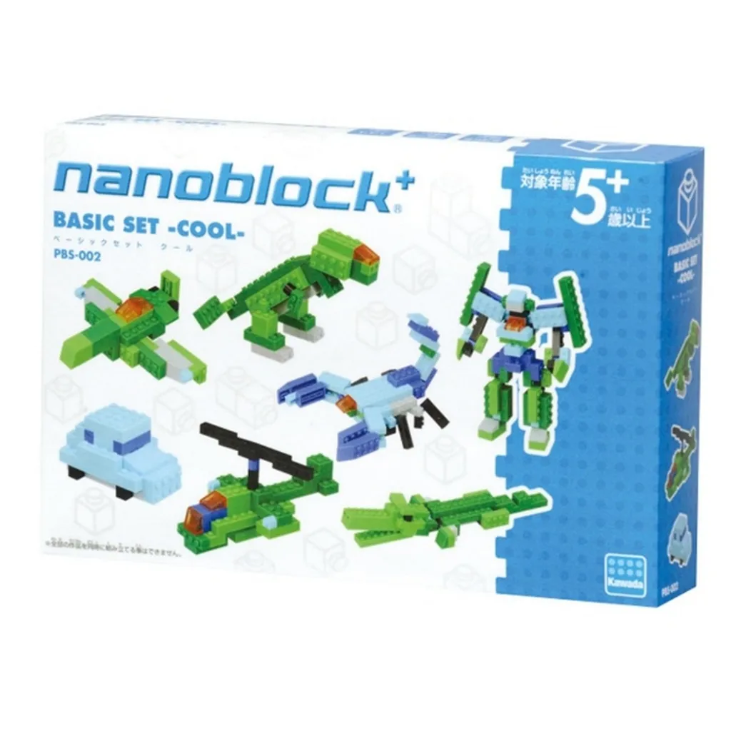 Kawada PBS-002 nanoblock plus BASIC SET (COOL) — view 1