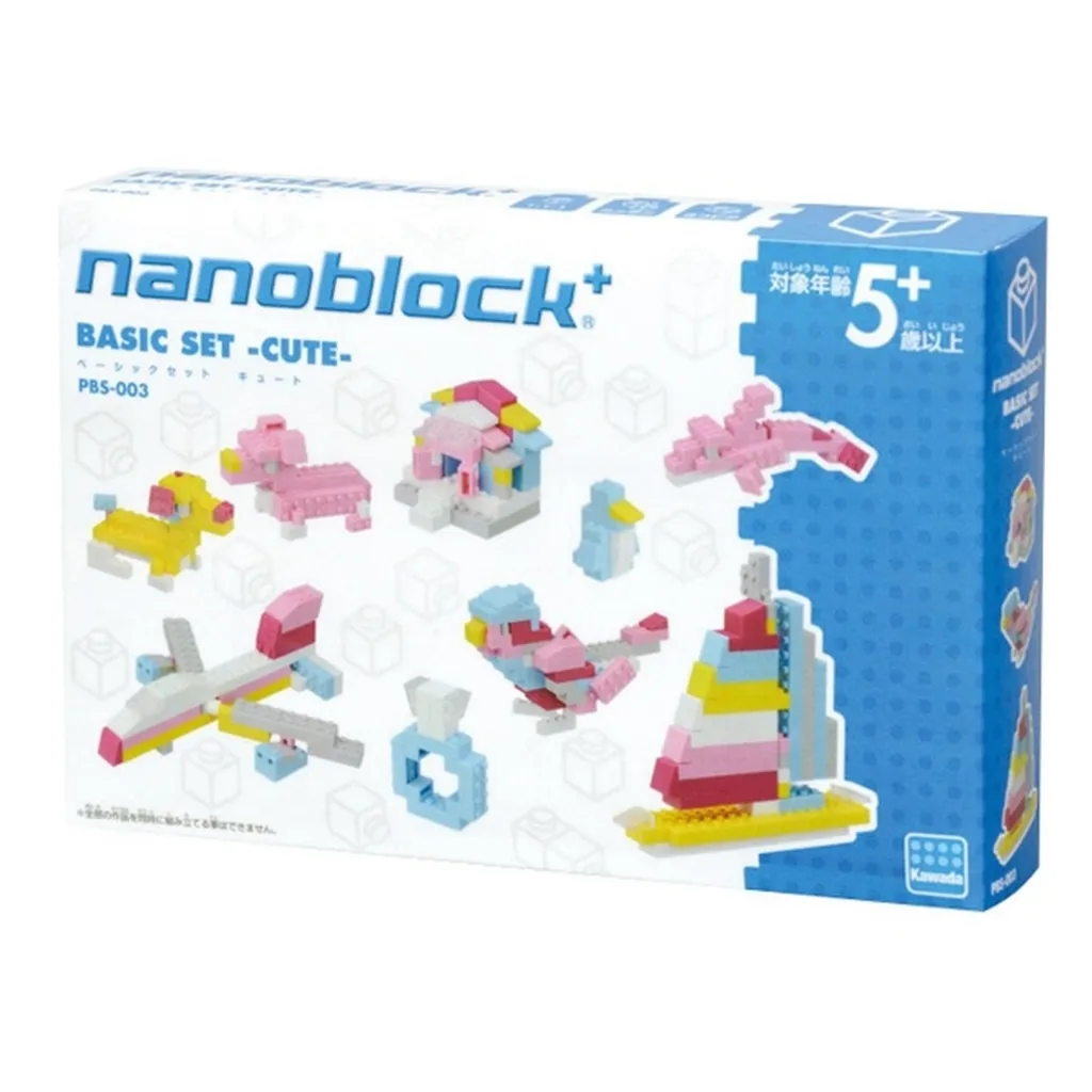 Kawada PBS-003 nanoblock plus BASIC SET (CUTE) — view 1