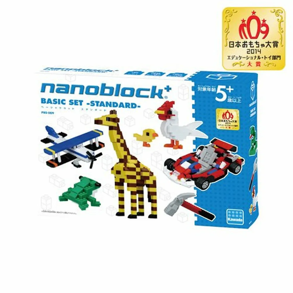 Kawada PBS-009 nanoblock plus Basic Set Standard — view 1