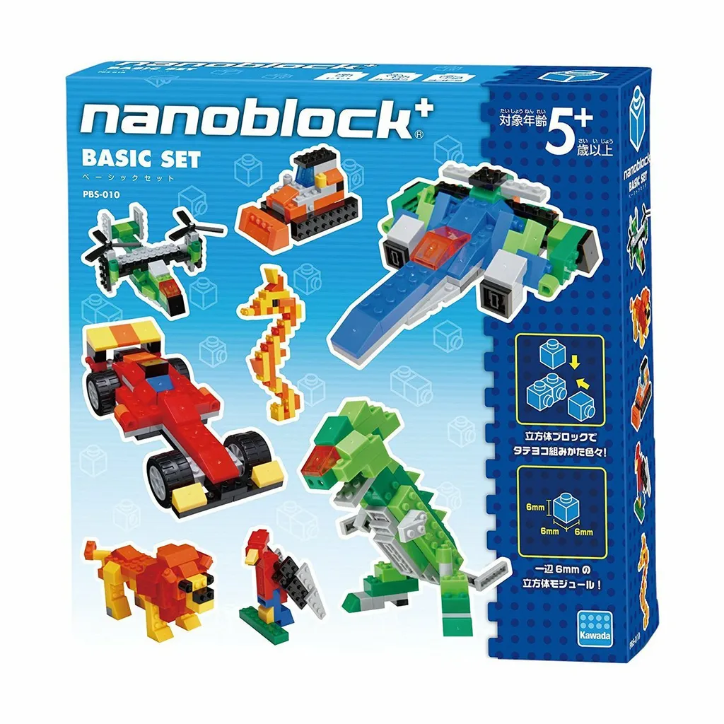 Kawada PBS-010 nanoblock plus Basic Set — view 1