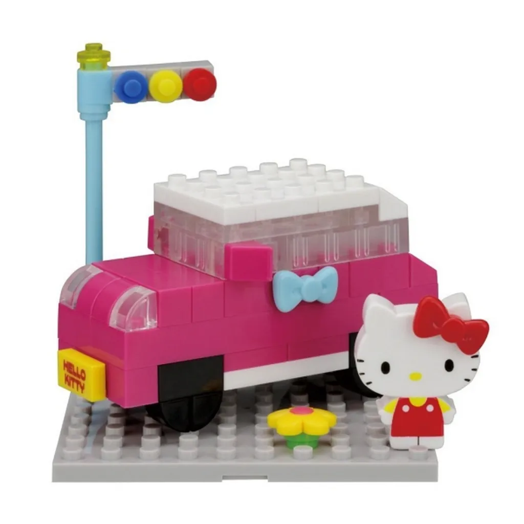 Kawada PK-001 nanoblock plus Sanrio Hello Kitty Car — view 1
