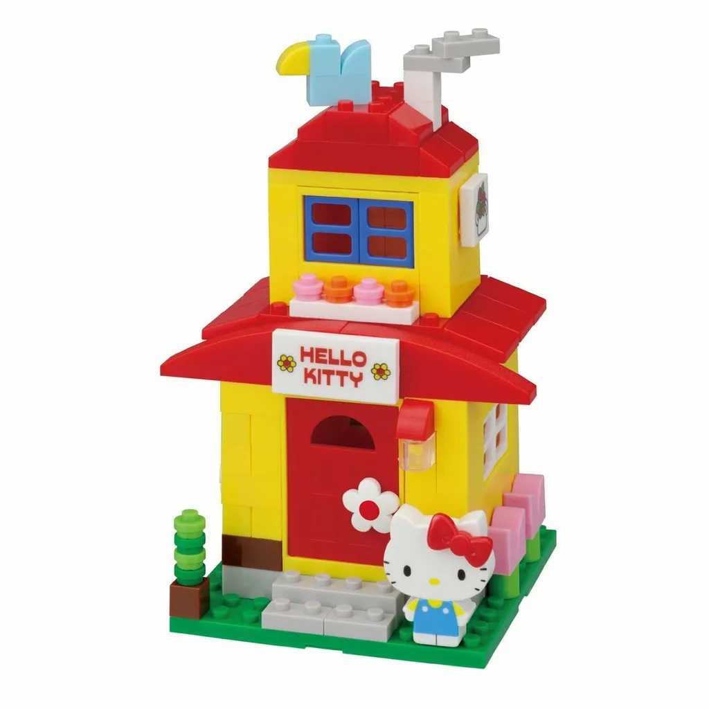 Kawada PK-003 nanoblock plus Sanrio Hello Kitty Kitty's House — view 1