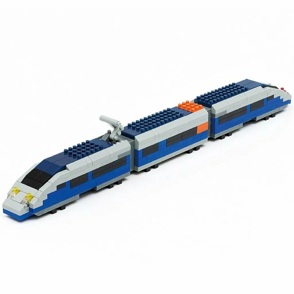 nanoGauge Blue Bullet Train — view 1