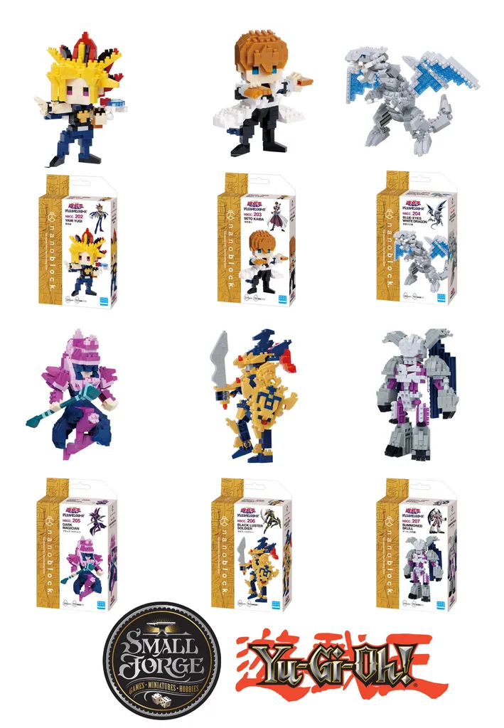 Nanoblock Yu-Gi-Oh! Collection. NBCC-202 to 207 — view 1